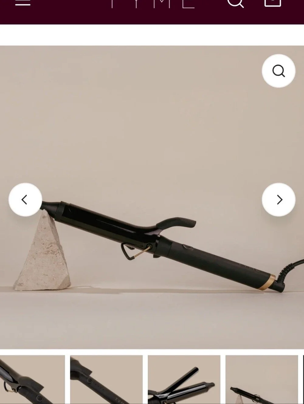 Tyme 1.25 Ceramic Curling Iron
